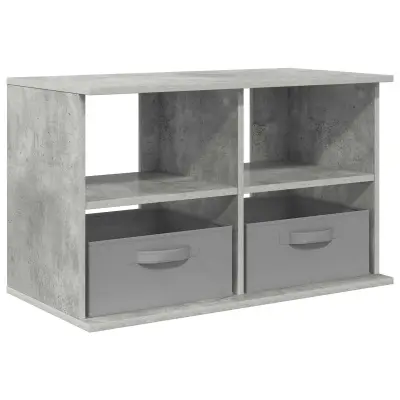 vidaXL Stojalo za TV s predalom Betonsko siva 79 x 40 x 48 cm