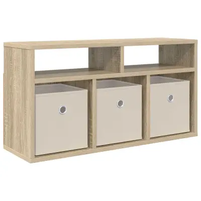 vidaXL Nizek šalter s predalom Sonoma hrast 72 x 22,5 x 38 cm