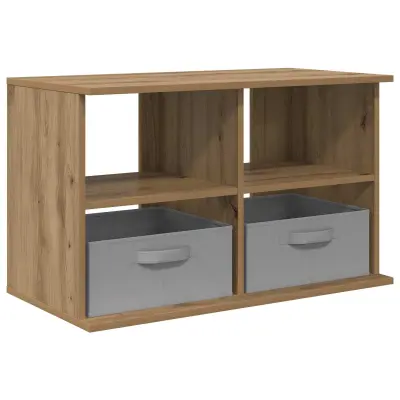vidaXL Stojalo za TV s predalom Umetni hrast 79 x 40 x 48 cm
