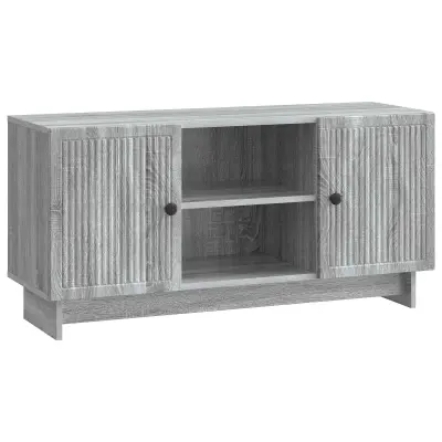 vidaXL TV omarica Siva Sonoma 102 x 34,5 x 50 cm Konstruiran les