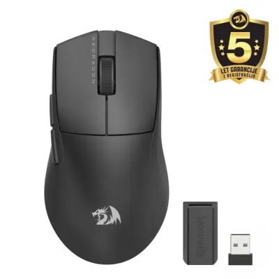 Gaming miška REDRAGON K1NG STANDARD M916-STD-1K. brezžična/žična. črna