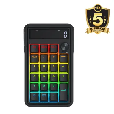Gaming tipkovnica REDRAGON COVE K733-RGB-WL, brezžična/žična