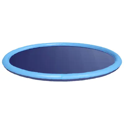 vidaXL Vodna blazina za otroke in pse Modra Ø200 x 9 cm PVC