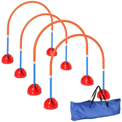 PawHut Agility komplet za pse, 4-delna polnilna agility oprema za trening psov