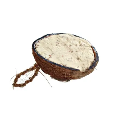 Kokosova krmilnica 0.18kg za divje ptice  naravna hrana skozi vse leto