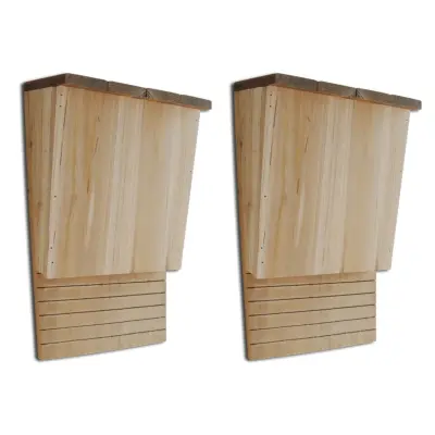 Hišica za netopirje 22 x 12 x 34 cm set 2