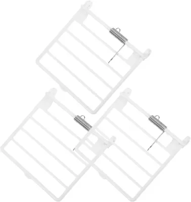Vrata za kletko za golobe, 3 kosi, enosmerni vhod iz trpežne plastike za golobnjake in gnezdilnice, odporna na vremenske vplive
