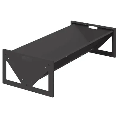 vidaXL Hranilnica za živino Črna 108 x 50 x 28 cm Hladno valjana jeklo