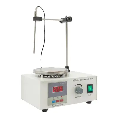 Magnetni mešalnik, digitalna kontrola hitrosti, upravljanje temperature, BELO