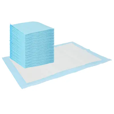 vidaXL Netkano blago za pasjo trening blazino 50 pcs Modra in bela