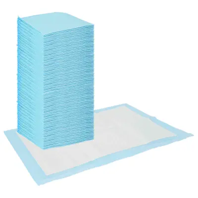 vidaXL Netkano blago za pasjo trening blazino 100 pcs Modra in bela