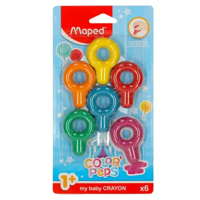 Baby colorpeps okrugle plastične bojice 6 kom.