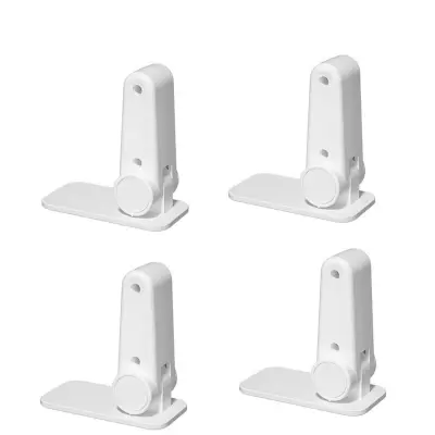 Varnostne ključavnice 4-pack – samolepilne ABS za omare in pečice White