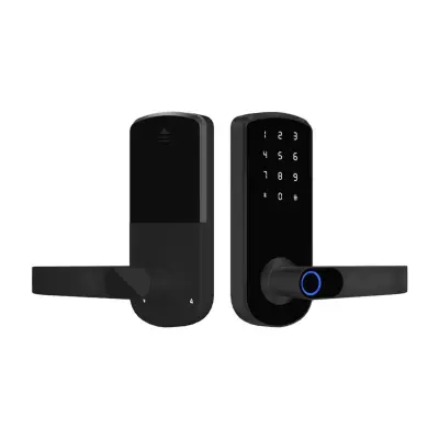 Pametna Ključavnica za Vrata Prstni Odtis Tuya - TTLock Bluetooth Biometrična Black