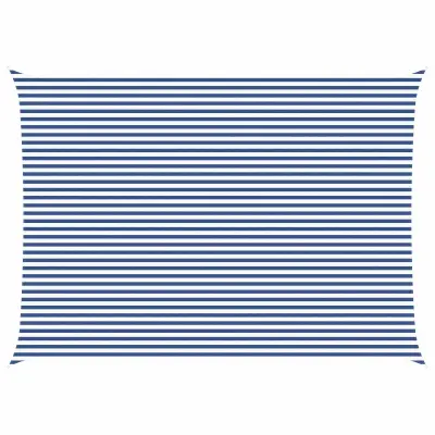 vidaXL Sončno platno Modra in bela 7 x 5 m 100% poliester Oxford