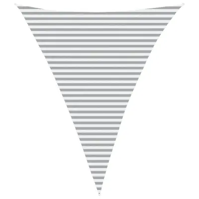 vidaXL Sončno platno Svetlo siva in bela. 4 x 5 x 5 m