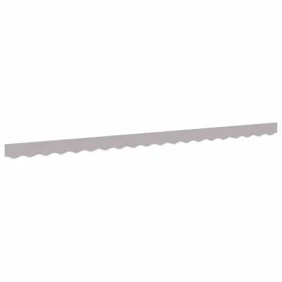 vidaXL Zaslon tende Svetlo siva 430 x 20 cm Platno