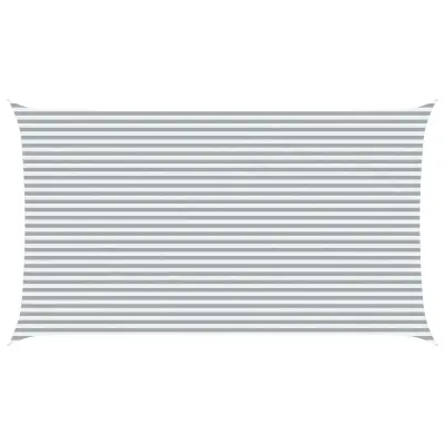 vidaXL Sončno platno Svetlo siva in bela. 7 x 4 m