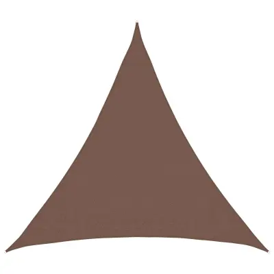 vidaXL Senčna platna Rjava 2 x 2 x 2 m HDPE