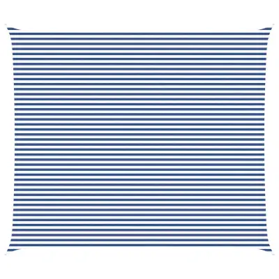 vidaXL Sončno platno Modra in bela 7 x 6 m 100% poliester Oxford