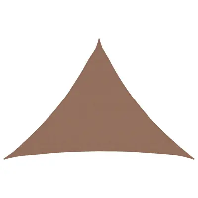 vidaXL Senčna platna Taupe 7 x 5 x 5 m HDPE