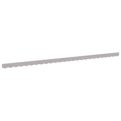 vidaXL Zaslon tende Svetlo siva 580 x 20 cm Platno