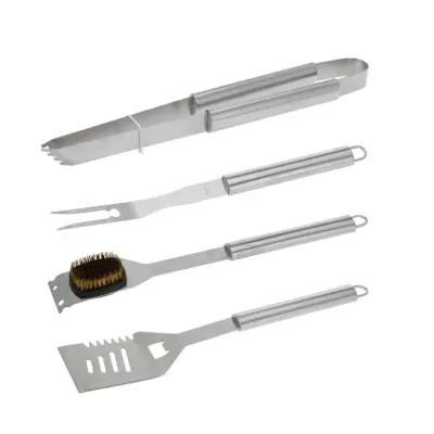 5-delni set žar BBQ 46x16cm v kovčku / inox