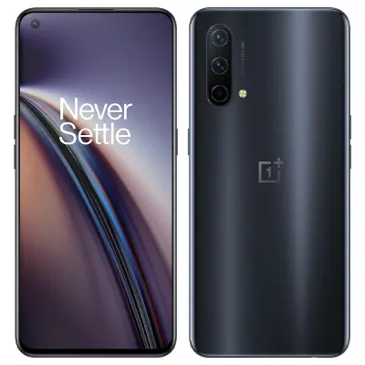 Obnovljeno - znaki rabe - Ecofone Nord CE 5G crn 128 GB 8 GB ram dual sim