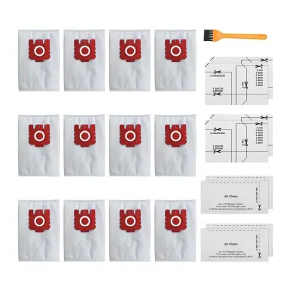 Združljivo z Miele: 12-delni komplet vrečk za sesalnik serije GN S S8/C1/C2/C3