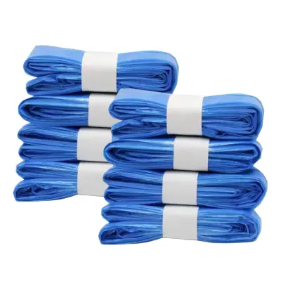 10-Pack Blue Diaper Pail Refill Bags Compatible with Diaper Genie and Angelcare  L
