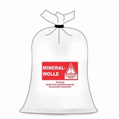 KMF vreča za mineralno volno 140x220 cm, 1200 L, TRGS 521, varno odstranjevanje