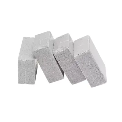 4 Kosi Čistilnih Opek - Penasti Cement Čistilni Kamen (Približno 65g) - Svetlo Siva