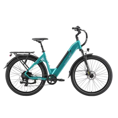 Električno kolo TTGO C5 250 W, 48 V 13,5 Ah, hidravlične zavore, 27,5” terensko, zeleno