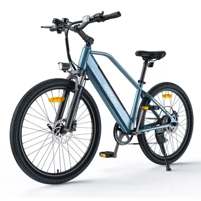 Hillmiles MileTrail 26" električno kolo, 36V 13Ah baterija, polno vzmetenje, modro