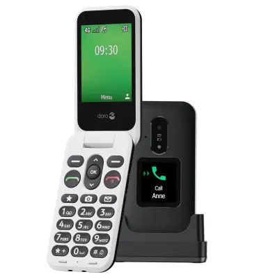 Poškodovan - Klasični mobilni telefon DORO Leva E30, black/white