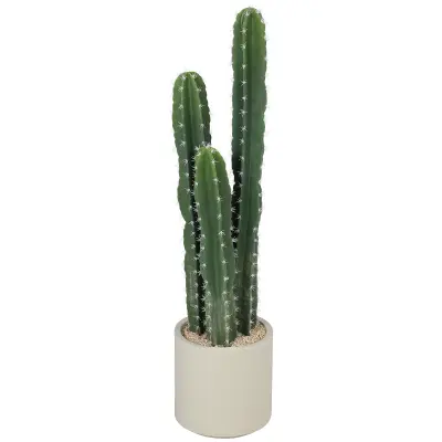 HOMCOM umetna rastlina plastika 22D x 22Š x 95V cm zeleno