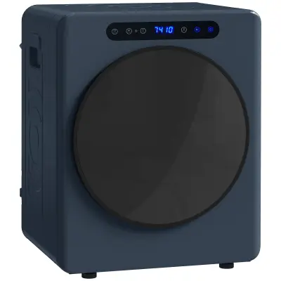 HOMCOM ventilacijski sušilnik nerjaveče jeklo, jeklo 49D x 43Š x 61V cm modro
