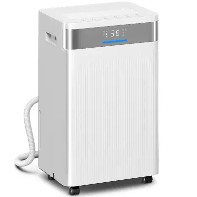 HOMCOM razvlaževalnik zraka ABS 30,5D x 23,5Š x 49,5V cm bela