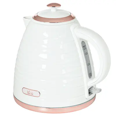 HOMCOM Grelnik vode – plastika – 24,1 D x 19,5 Š x 23,2 V cm – bela