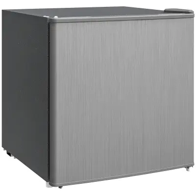 HOMCOM mini zamrzovalnik jeklo, umetna masa 47D x 44,2Š x 48,8V cm Siv