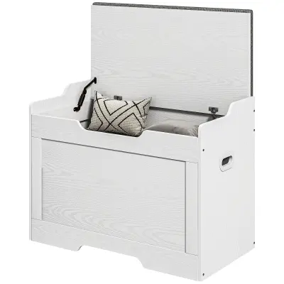 HOMCOM shrambena skrinja poliester, iverna plošča 75D x 40Š x 56V cm Bel