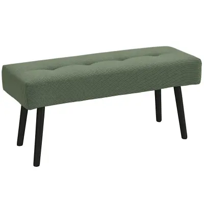 HOMCOM klop za sedenje poliester, jeklo 100D x 36Š x 45V cm zelena