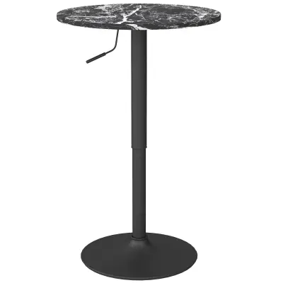 HOMCOM barska miza iverna plošča 60D x 60Š x 68 93,5V cm Črn