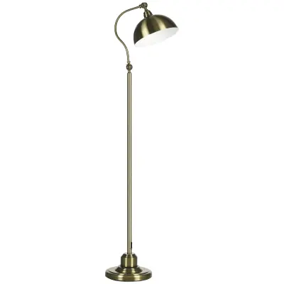HOMCOM stoječa svetilka kovina 42D x 25,5Š x 152V cm bron