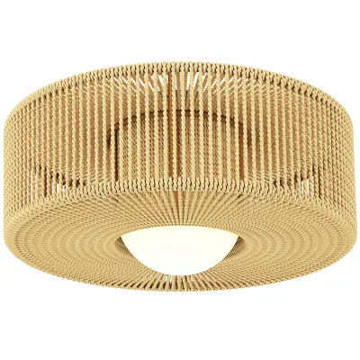 HOMCOM stropna svetilka kovina, plastika Ø30 x 16V cm večbarvno