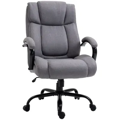 Vinsetto pisarniški stol poliester 80D x 72,5Š x 110–118V cm Svetlo siva