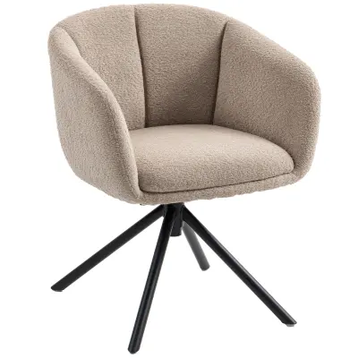 HOMCOM naslonjač poliester 59D x 58,5Š x 78,5V cm Rjava