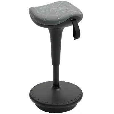 Vinsetto pisarniški stolček umetna masa, najlon 34D x 34Š x 65,5–83,5V cm Siva
