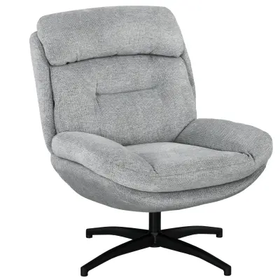 HOMCOM naslonjač poliester, pena 79D x 91Š x 98V cm Siva