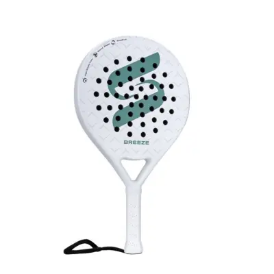 Karbonski padel lopar s kletko in aerodinamičnimi luknjami